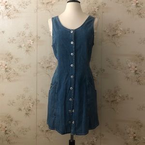 Vintage 90s old navy jean dress